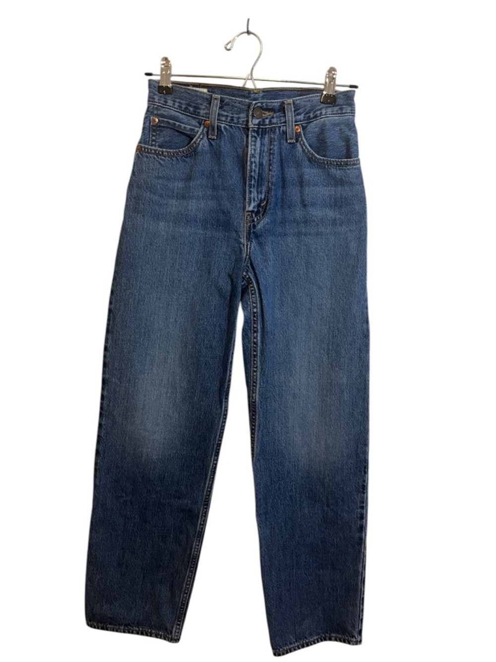 Levi's Women's Straight-Leg Jeans in Medium Blue Size 25